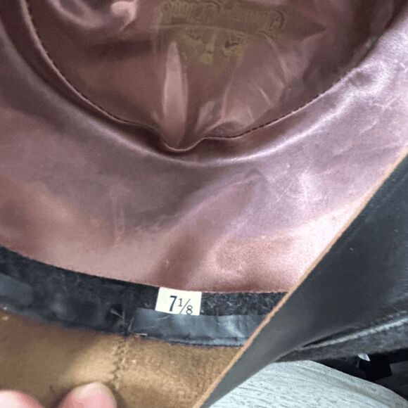 Town Club Fedora Mens Fashion Hat Vintage VTG Ackerman Clothes Denver Size 7 1/8 - Picture 9 of 10